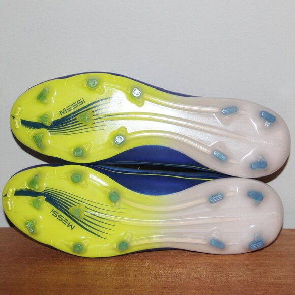 Adidas F50 Messi Pro FG Soccer Cleats Mens 9 Womens 10 Blue Yellow main image 4